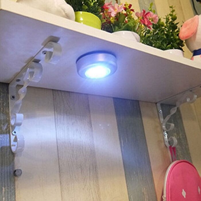3Pcs LED Wireless Night Light Stick Click Touch Lamp Car Cabinet Closet Lamp - Image 4