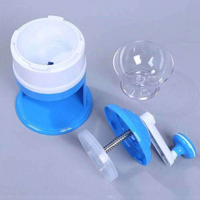 Ice Breaker Hand Crank Kitchen Tool Ice Crusher Snow Cone Maker Machine - Image 2
