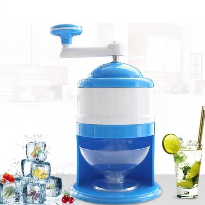 Ice Breaker Hand Crank Kitchen Tool Ice Crusher Snow Cone Maker Machine - Image 4
