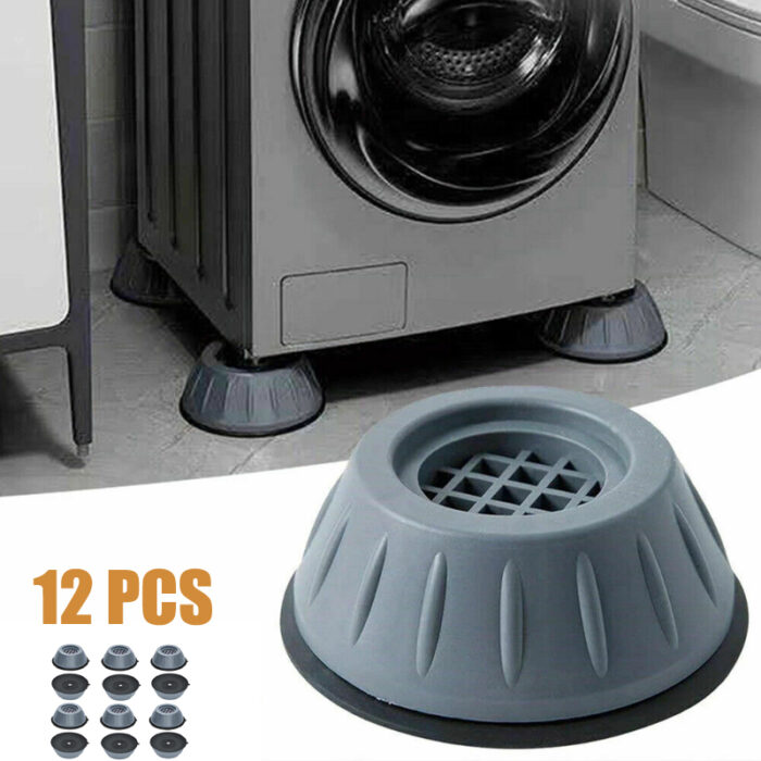 3-Pack Of 4Pcs Anti Vibration Washing Machine Universal Fixed Non-Slip Rubber Feet Pads - Image 1