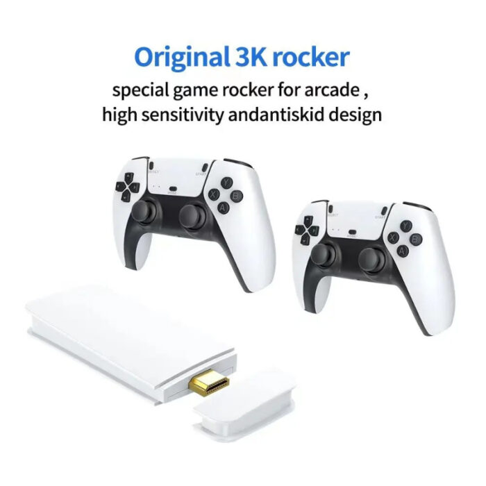 M15 4K Game Stick Console With 64GB Storage And Dual 2.4G Wireless Controllers – 20,000 Retro Games For PS1/GBA/SNES - Image 10