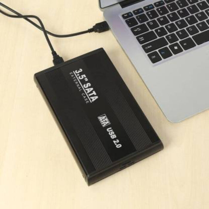 External 3.5″ SATA 480Mbps Transfer Rate Hard Drive Enclosure With Overheating Protection Quality - Image 2