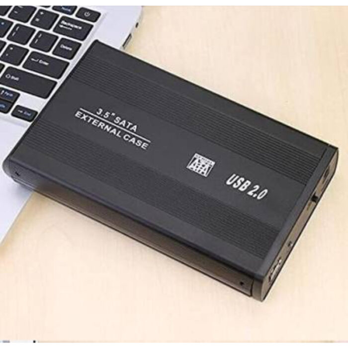 External 3.5″ SATA 480Mbps Transfer Rate Hard Drive Enclosure With Overheating Protection Quality - Image 1