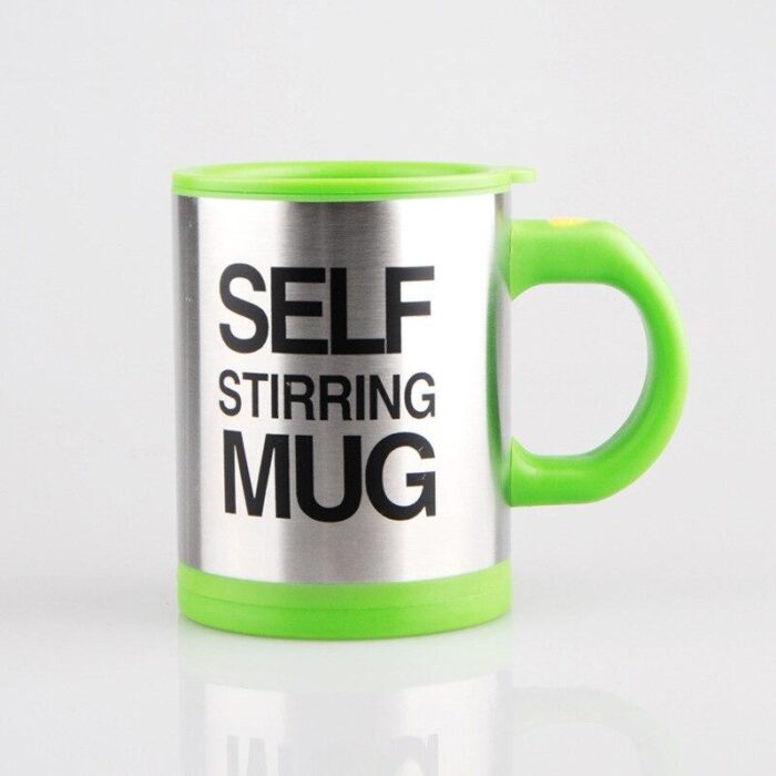 Coffee Mug Creative Stainless Steel Self Stirring With Lid Automatic Mixing Lazy Insulated Cup - Image 4