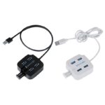 Light Weight USB 3.0 Hi-Speed 4 Ports USB Hub With Mobile Phone Holder - Image 2