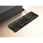 R8 1035 Professional Wired Mechanical Blue Switches RGB Gaming Keyboard - Image 6