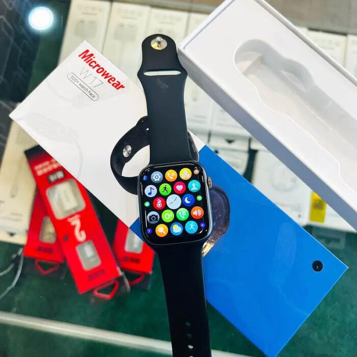 Microwear W17 Series 7 1.9 Inch Infinite Screen Bluetooth Call Custom Dial Smartwatch - Image 3