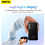Baseus Comet Series 20000mAh 22.5W Dual-Cable Digital Display Fast Charging Power Bank - Image 6