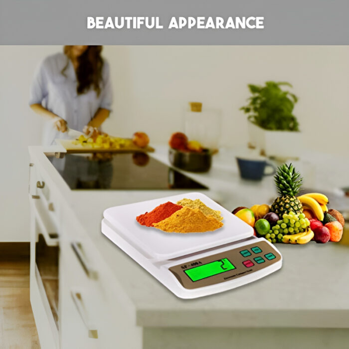 SF-400A Digital Kitchen Scale – 10kg/1g Precision with LCD Display & Dual Power Options - Image 10
