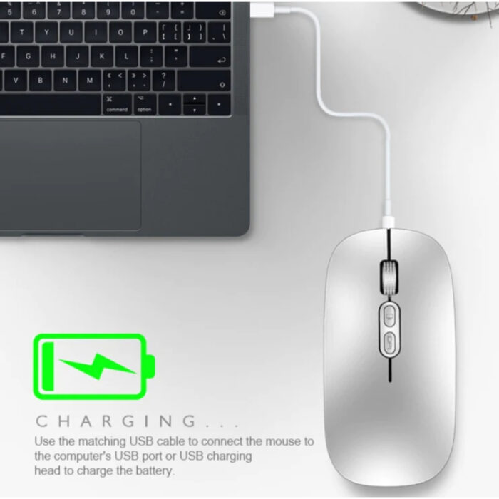 E-1400 Rechargeable 2.4 GHz Wireless Mouse With Silent Clicking - Image 6