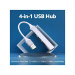 Aluminium Shell Portable 4 Ports USB 3.0 Adapter - Image 3