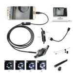 3.5M 7mm Endoscope Camera HD With 6 LED Soft Cable Waterproof Inspection Borescope For Android PC - Image 2
