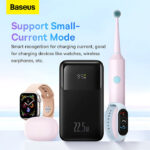 Baseus Comet Series 20000mAh 22.5W Dual-Cable Digital Display Fast Charging Power Bank - Image 13