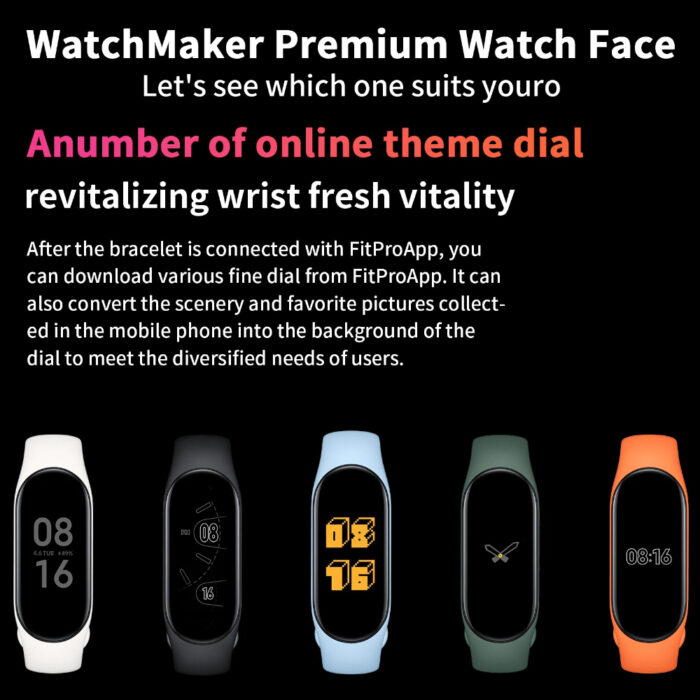 M7 Waterproof IP67 Smart Fitness Band With Heart Rate Sleep Monitoring Sports Mode - Image 10
