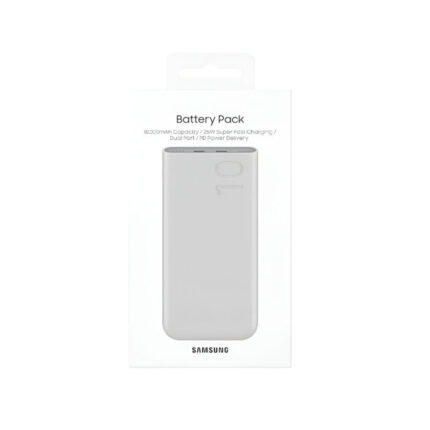 Samsung Battery Pack 10,000mAh Power Bank with 25W Super Fast Charging & Dual USB-C Ports