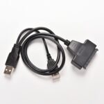 High Speed Dual USB 2.0 To 2.5″ SATA Hard Disk Drive Adapter W/UASP SATA To USB 2.0 Converter For SSD/HDD - Image 6