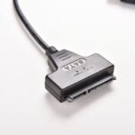 High Speed Dual USB 2.0 To 2.5″ SATA Hard Disk Drive Adapter W/UASP SATA To USB 2.0 Converter For SSD/HDD - Image 7