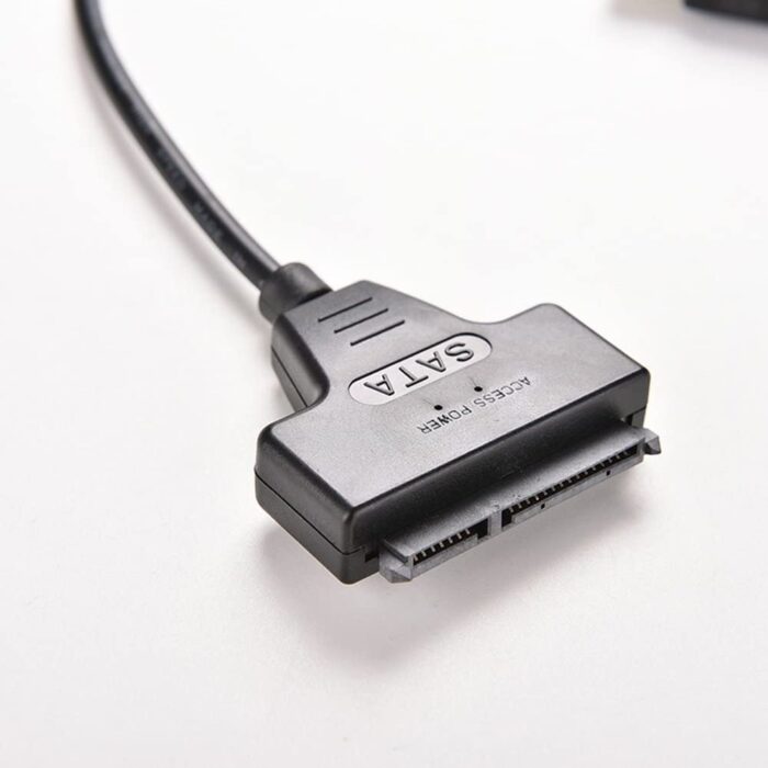 High Speed Dual USB 2.0 To 2.5″ SATA Hard Disk Drive Adapter W/UASP SATA To USB 2.0 Converter For SSD/HDD - Image 7