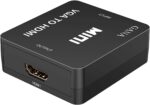 Mini VGA To HDMI Audio Video Converter Adapter Box With USB Cable And 3.5mm Audio Port Cable Support HDTV For PC Laptop - Image 4