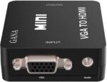 Mini VGA To HDMI Audio Video Converter Adapter Box With USB Cable And 3.5mm Audio Port Cable Support HDTV For PC Laptop - Image 3