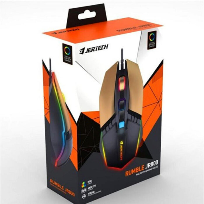 Rumble JR800 Macro Pro 4800 Dpi Wired Gaming Mouse - Image 7