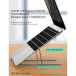 Portable Aluminium Lightweight Laptop Stand With 7 Adjustable Height Levels - Image 8