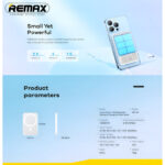 RPP-65 REMAX Usion Series 10000mAh PD 20W Magnetic Wireless Fast Charging Power Bank - Image 3