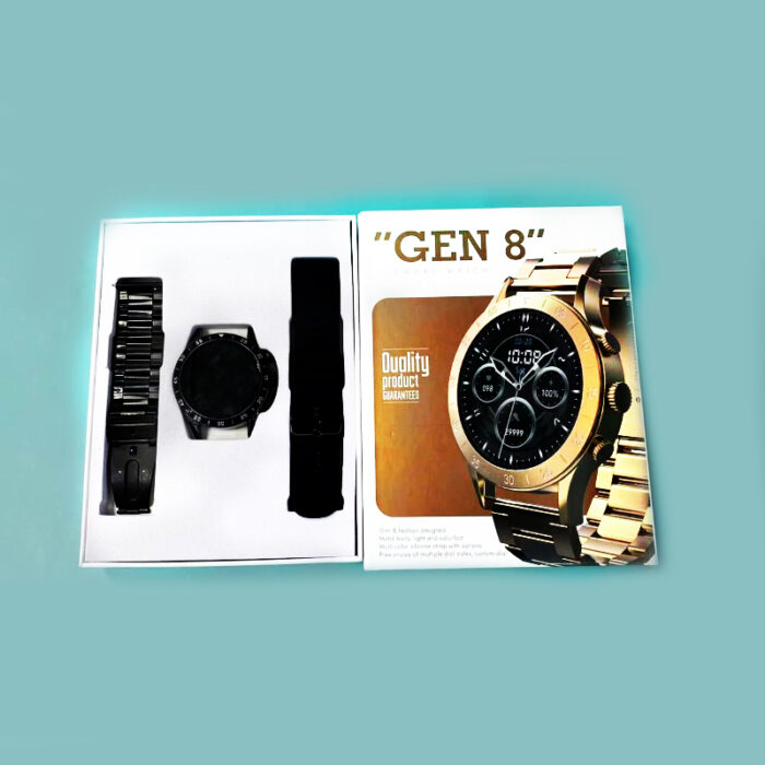 Fossil Stylish 8TH Generation Round Dial Dual Strap Smart Watch - Image 4
