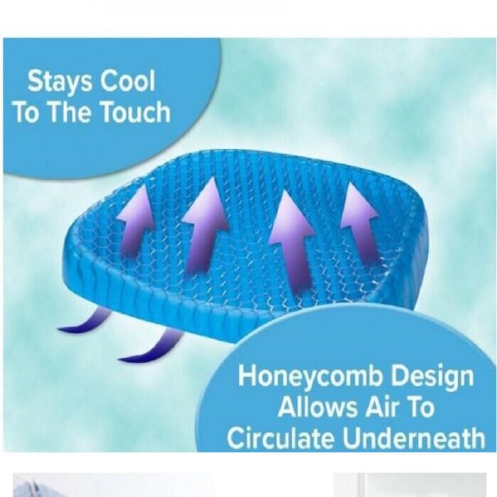 Breathable Silicone Gel Cushion Anti Decubitus Pain Relief Health Care Massage Sitter Pad - Image 6