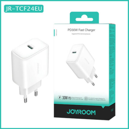Joyroom JR-TCF24EU 30W Type-C Fast Charger with PD & QC, 6X Faster and Safer Charging