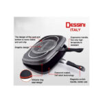 Dessini 40CM Non – Stick Double Sided Pressure Grill Pan - Image 8