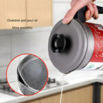 Stainless Steel 1.4-Liter Cooking Oil Strainer Pot with Filter and Thick Chassis for Efficient Grease Filtration - Image 11
