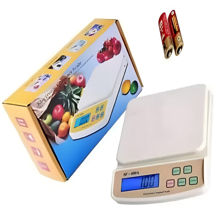 SF-400A Digital Kitchen Scale – 10kg/1g Precision with LCD Display & Dual Power Options - Image 7