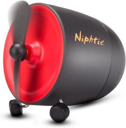 Mooyee Bluetooth Portable Speakers Aero Wireless Speaker Superior Stereo Sound Mini Fan Design