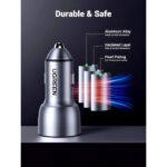 UGREEN CD213 52.5W Dual Port USB-C PD Fast Charging Car Charger with Thermal Guard and Safe Charging - Image 5