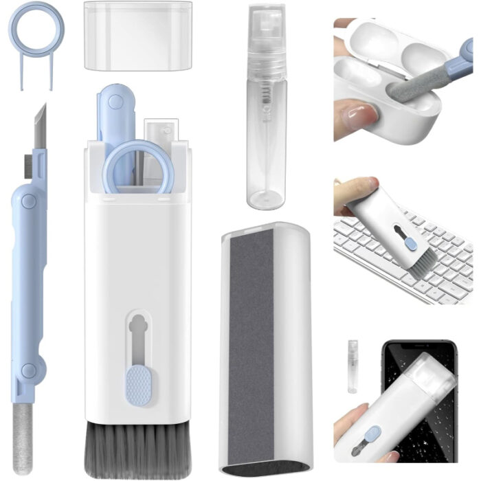 Mini Portable Multi-Functional 7 In 1 Keyboard Cleaning Kit , Mobile, Earbuds - Image 5