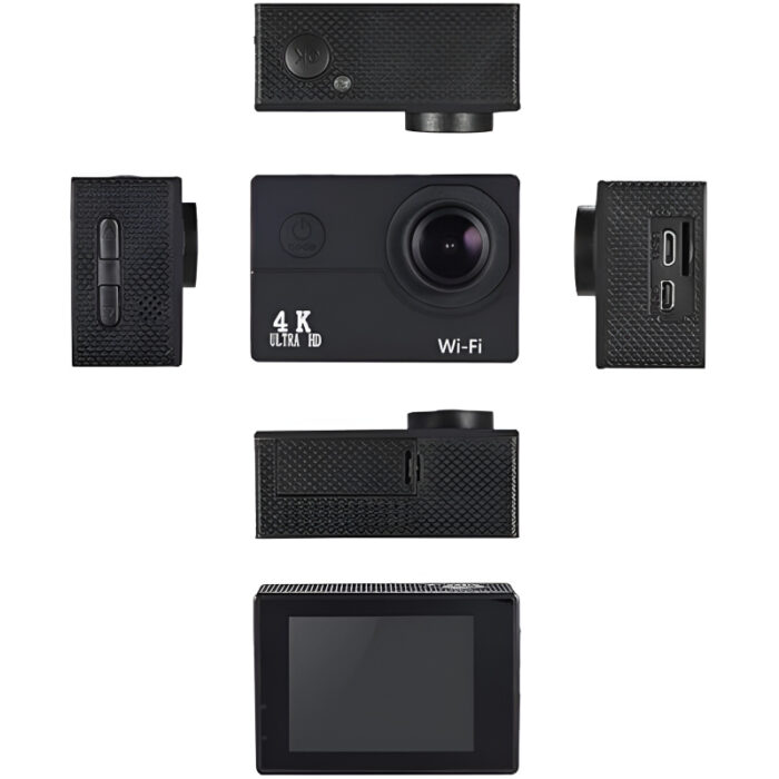 4K Action Sports Ultra HD DV, 30M Water Resistant, 2.0-Inch LCD Screen WiFi Camera - Image 9