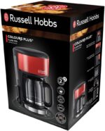 Flame Red Coffee Maker Coffee Machine 1.25 Liter - Image 9