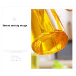 630ml Food Grade Glass Oil Dispenser Bottle with Automatic Flip Cap for Cooking & Seasoning - Image 6