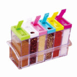 6 PCs Plastic Spice Shaker Seasoning Boxes Plastic Storage Container - Image 4