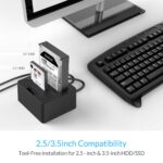 2.5 / 3.5 Inch Dual Bay USB3.0 1 To 1 Clone Hard Drive Docking Station - Image 2
