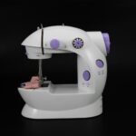 Electric Mini Sewing Machine Home Hand Machine Lock Stitch Adjustment With Light Handheld Portable Machine - Image 6