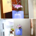 4 PCs Sticky Vase Wall Mounted Plant Holder Decorative Flower Display Vase Wall Decor - Image 6