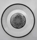Set Of Three Printed Dinner Plates Double Glazed Melamine Small Medium-Large Size - Image 5