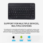 Mini 10 Inches Bluetooth Keyboard Wireless Keyboard For Phones Windows Systems - Image 2