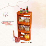 Pretty Neat 4 Tier New Vertical Style Spice Rack 6 PCs Set - Image 6