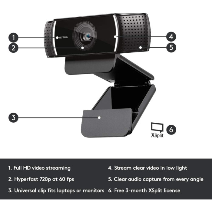 C922x Full HD 1080p High-Performance Pro Stream Webcam - Image 9