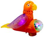 Colorful Electric Bird Parrot With 3D Light And Music Toy For Kids - Image 4