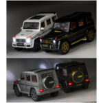 1:24 Exquisite Model Mercedes Benz G63 AMG Zinc Alloy Pull Back Car With Dynamic Music And Light - Image 6