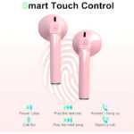 THREE PEACHES TWS Q Five Bluetooth 5.3 Noise-Cancelling, IPX4 Waterproof Elegant Design Earbuds - Image 2